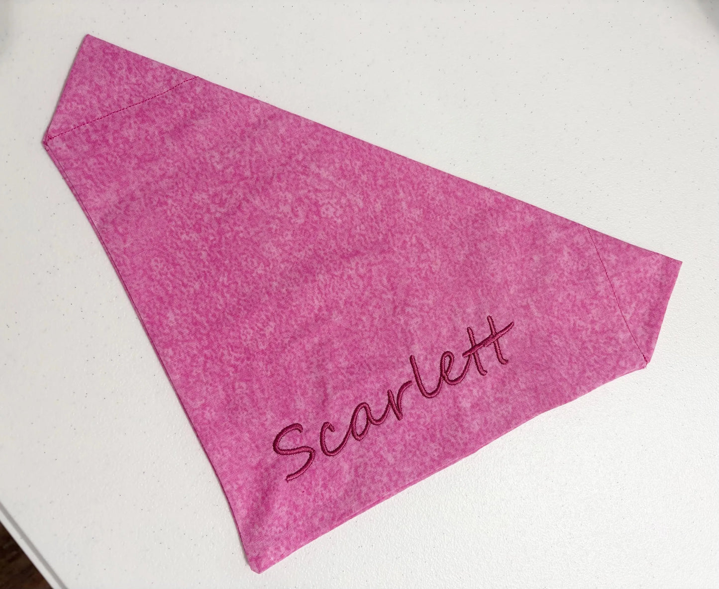 Custom Embroidered Dog Bandana | Personalized Over Collar Pet Accessory